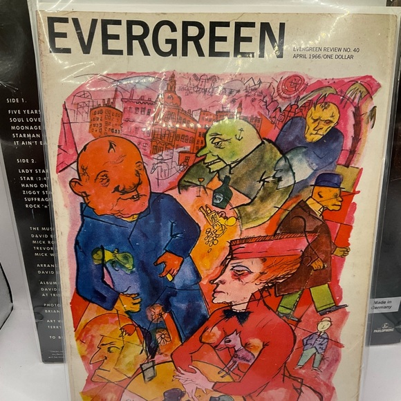 EVERGREEN REVIEW #40 - April 1966 - JACK KEROUAC, ALLEN GINSBERG, JIMMY RUSHING - Picture 1 of 3